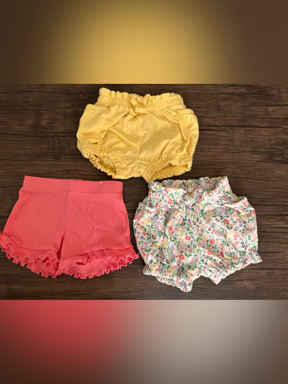 Garanimals Ruffle Shorts Set of 3